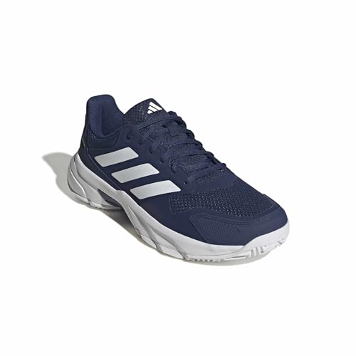 Image of adidas Mens Courtjam Control 3 Tennis Sneakers Shoes - Blue