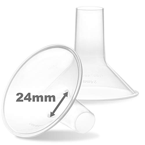 Nenesupply 24mm Breastshield Compatible with Medela Pumps Not Original Medela Pump Parts Replace Medela Personalfit Breastshield Compatible with New Medela Pump In Style MaxFlow Symphony Swing Harmony