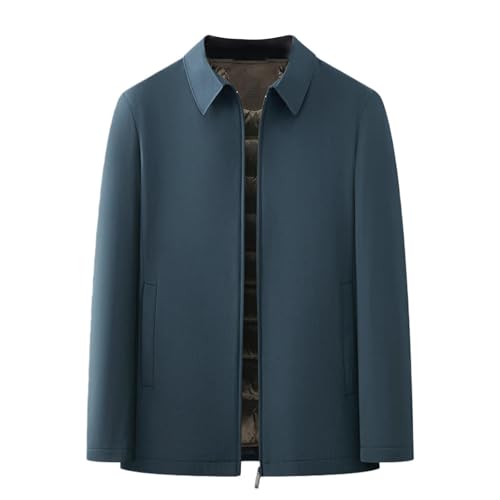 Veste d'hiver homme mûr doublure amovible blouson chaud et décontracté