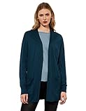Street One Damen A253516 Strickjacke, deep Teal Blue, 46