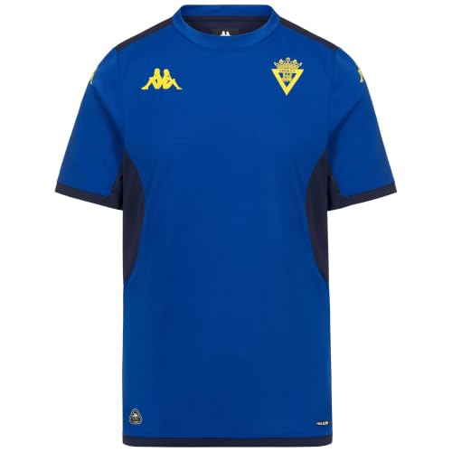 Kappa Cádiz CF Camiseta Entrenamiento con Mangas | MASCO Pro 2 | Hydro-Way Reciclada | Hombre