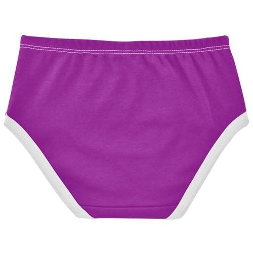 Joisal Purple Magenta Toddler Girls Underwear 2t Cotton Panties for Girl Aesthetic Briefs Girls Undies2