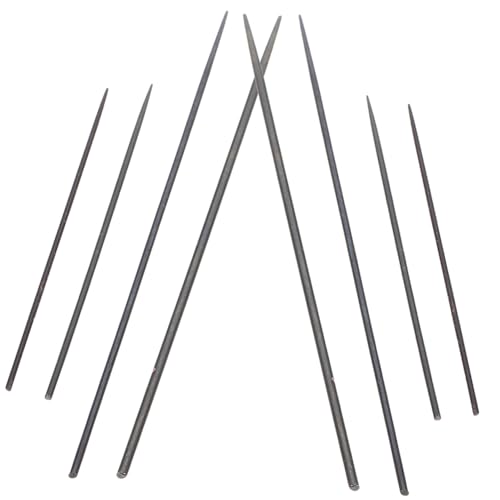 SUNCN 8個 サックスネジ ミュージカル トランペットクリーニングキット アルトサクソフォーンのリード アルトサックス クリーニングキット クラリネットの針のバネ 交換針 金属 Black