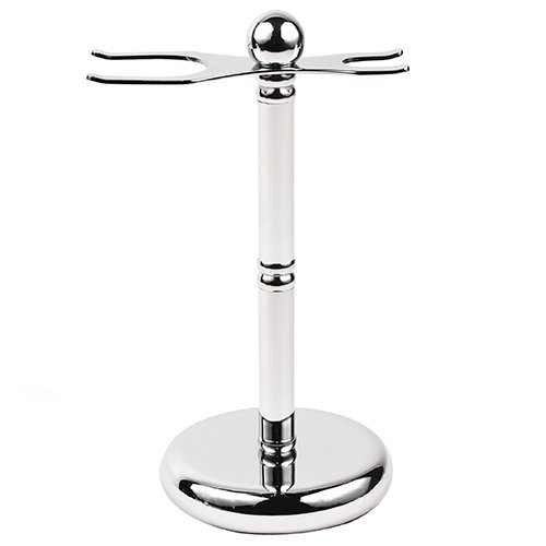 Parker Safety Razor s Deluxe Chrome 2 Prong Safety Razor and Shave Brush Shaving Stand