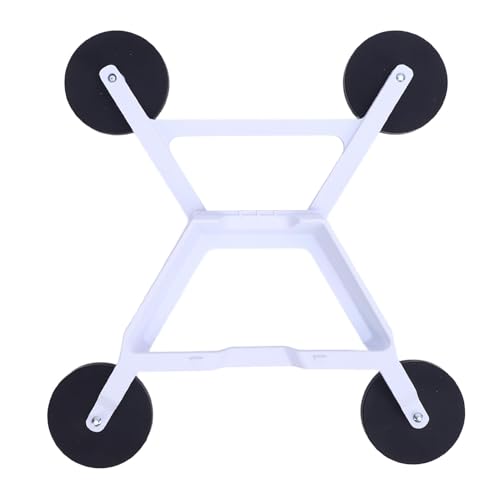 Soporte de Coche para Mini Antena parabólica Soporte de Montaje para vehículos de aleación de Aluminio Soporte de Coche Resistente y Resistente para Mini Antenas parabólicas Blanco
