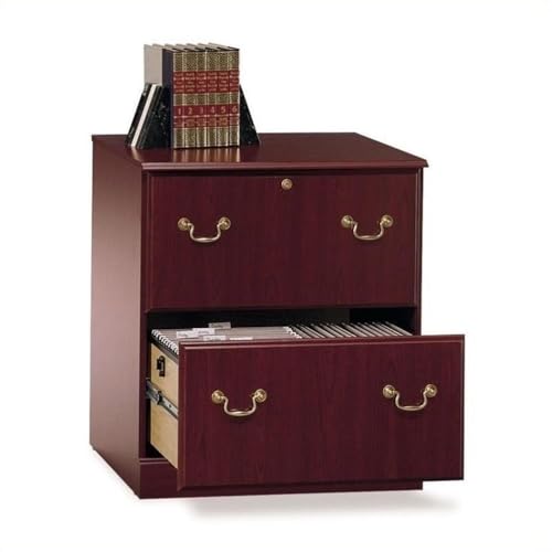 Pemberly Row 2 Drawers 30.51" Vertical Cherry Wood Filing Cabinet
