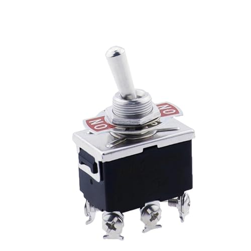 Interrupteur automatique bipolaire 12 broches ON-OFF-ON AC 250V