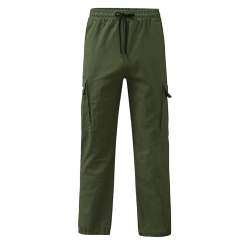 Cargo Hiking Pants for Men Baggy Casual High Waisted Loose Fit Joggers Sweatpants 2025 Outdoor Athletic Trousers with Pockets4