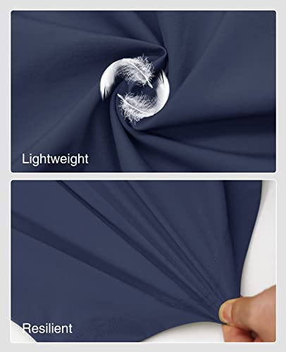 Feixiang Womens Golf Shorts Quick Dry Lightweight Outdoor Shorts For Womens Hiking Shorts With Zipper Pockets Waterproof Navy #TOP3