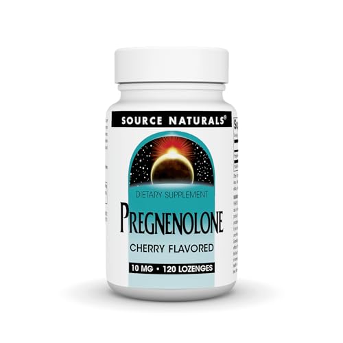 Source Naturals Pregnenolone 10 mg - 120 Cherry Flavored Lozenges