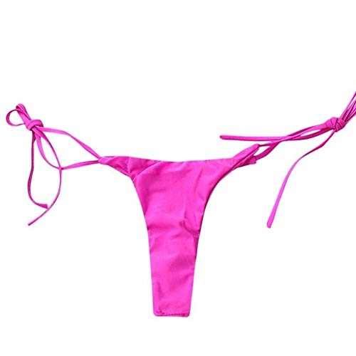 snowshine3 YLW Women Swimwear Cheeky Bikini Bottom Side Tie Thong