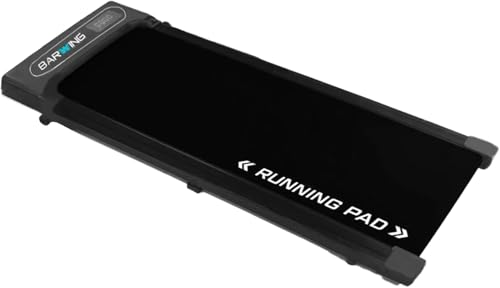 BARWING(バーウィング) Barwing ランニングパット ルームランナー ハンドル無し MAX10km/h MAX12km/hランニングマシン ウォーキングマシン ランニングマシーン トレッドミル ルームランナ ランニングましーん家庭用 ホームジム 健康器具 家庭用 静音 電動 折り畳み 高齢者 防音 マット (1. ブラック MAX10km/h)