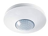 Decken-Präzensmelder ESYLUX Decken-Präsenzmelder PD-C 360i/8 ELC UP, 360 Grad Compact Bewegungsmelder komplett 4015120427602