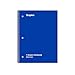 Staples 1 Subject Notebook, Wide Ruled, 8" x 10-1/2", Blue