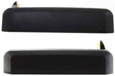 Evan Fischer Exterior Door Handles Compatible with Nissan Pickup 86-97 Set of 2 Front Left and Right Side Plastic Black