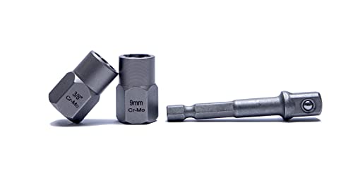 Panovos Screw Bolt Nuts Extractor Socket Set, 14 Pieces Impact Bolt & Nut Remover Set, Stripped Lug Nut Remover, Extraction Set For Removing Damaged, Frozen, Rusted, Rounded-Off Bolts, Nuts & Screws #TOP3