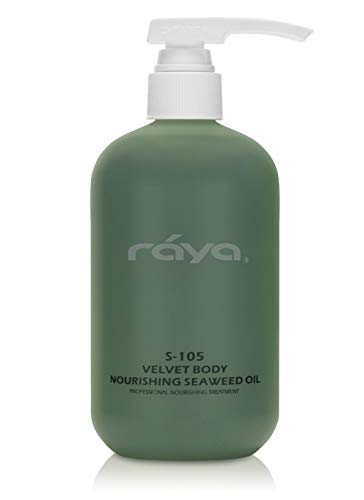 RAYA Velvet Body Nourishing Seaweed Oil 16 oz (S-105) | Hydrating and Nourishing Body Treatment | Made with Natural French Seaweed Oil, Vitamins, and Minerals