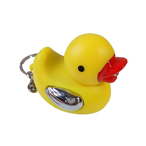 Softmusic Gadgets, Portachiavi Divertente per Adulti, Scherzo Elettrico innocuo, per Feste Duck