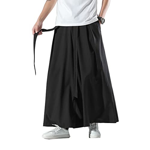 Amazon.com: Seidarise Men's Wide Leg Casual Harem Linen Japanese