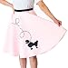 Hip Hop 50s Shop Adult Poodle Skirt Light Pink M/L