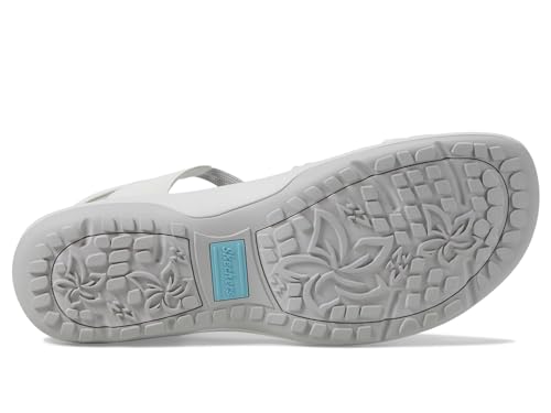 Skechers Skechers Women's Reggae Slim-Takes Two Sporty Sandal, White, 8 M