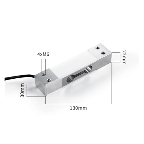 Kit HX711 con pantalla y sensor de celda de carga de 5kg 3