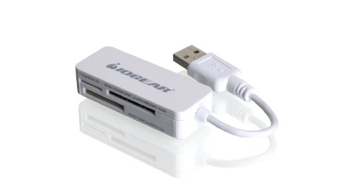 image for IOGEAR 12-In-One Pocket Flash Memory Card Reader/Writer, GFR209A (Whit