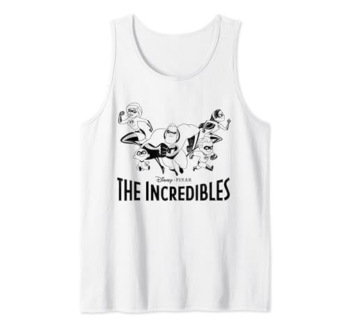 Incredibles Family Run Logo Débardeur Disney Pixar pour le Sport