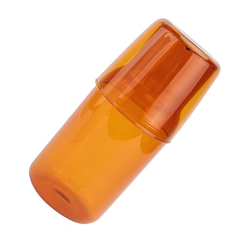 Set de vaso y tetera de vidrio transparente para agua