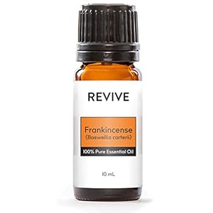 Frankincense Boswellia Carterii 10mL Essential Oil by Revive Essential Oils -100% Pure Therapeutic Grade, Diffusion, Massage, Aromatherapy, Skin & Hair Care, Cruelty Free, Unrefined with No Fillers