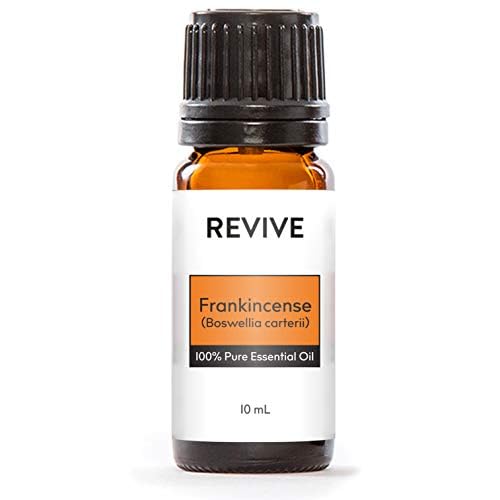 Frankincense Boswellia Carterii 10mL Essential Oil by Revive Essential Oils -100% Pure Therapeutic Grade, Diffusion, Massage, Aromatherapy, Skin & Hair Care, Cruelty Free, Unrefined with No Fillers