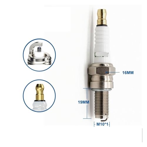 Bougie d'allumage B8RC type écrou pour résoudre les démarrages difficiles