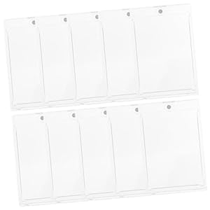 Gogogmee 10 Stück Magnetische Kartenhüllen