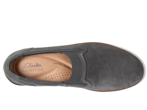 Clarks Clarks Collection Women's Zylah Sky Loafer, Dark Grey, 7.5 M US
