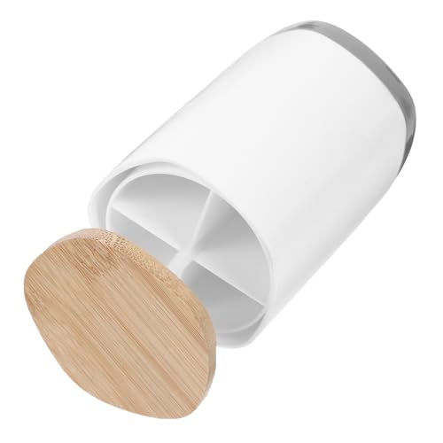 MOLUCKFU Toothpick Holder With Lid Abs Toothpick Dispenser Toothpick Container Press Toothpick Holder