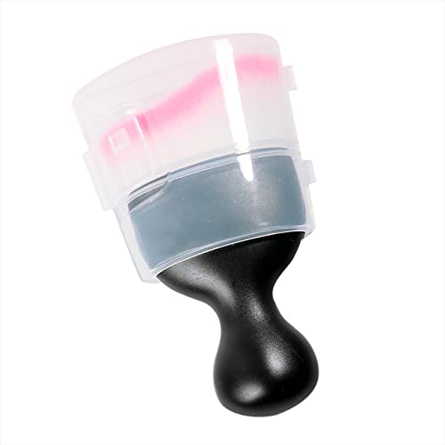 Image of AOCISKA Car Interior Detailing Brush, Soft Bristle Dusting Brush, Car Dash Duster, Black&Pink with Cap