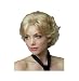 OYSRONG Very Beauty Elegant Women Short Golden Wavy/curly Layered Heat Resistant Daily Hair Wig