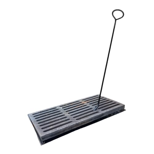 Drain Grate Hooks 30 36 Inchs, D-Grip Pull Lifting Sewer Hooks, Septic Tanks Lid and Manhole Cover Lifter for Lifting/Pulling/Removing Covers, 1 2 4 6 Pack(6pcs,L 78cm/30in)