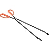 Cabilock Müllgreifer Greifzange aus Metall mit Rutschfestem Verschluss Langlebiger Müllsammler für Outdoor Reinigung und Abfallsammlung