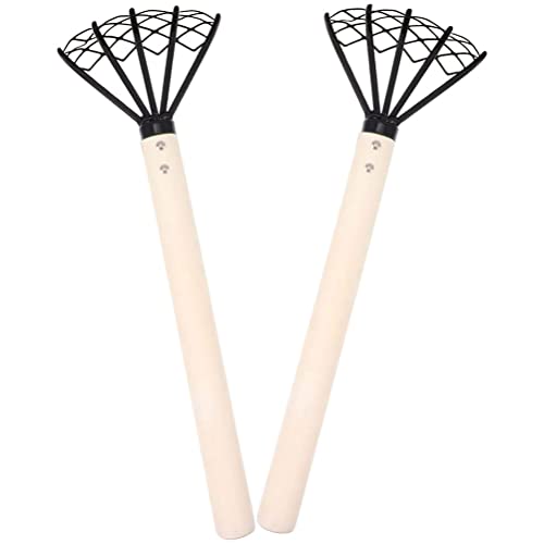 HANABASS Ancinho De Garra Rede De Malha: 2 Peças Ancinho De Mão Japonês Garras De Fixação De Ferro D