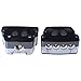 Bumbesti 2 Pack 0/2/4 Gauge in 4/8/10 Gauge Out 4 Way Power Distribution Block for Car Audio Splitter