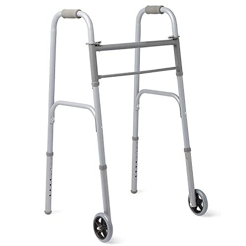 Best Drive Medical Folding Walkers with Wheels for Elderly and Seniors