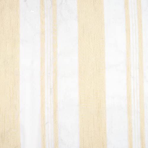 Image of Deco Window Polyester Sheer Curtains 7 feet Long Set of 2, (Eyelet,Champagne, 4X7FT) Curtains for Bedroom and Living Room