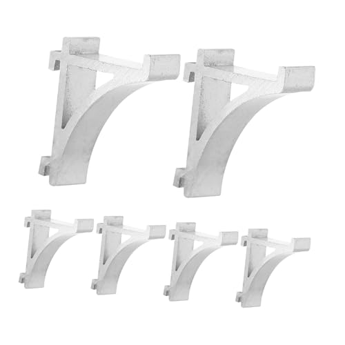 ABOOFAN 8pcs Stainless Steel Refrigerator Shelf Clips Heavy Duty Freezer Support Hooks Sturdy Clamp Tool for Home Kitchen Organization