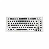 【Conception Compacte】: Ce kit clavier mécanique 75% offre une disposition optimisée de 82 touches, libérant de l'espace sur votre bureau tout en conservant les fonctionnalités essentielles pour le jeu et le travail.