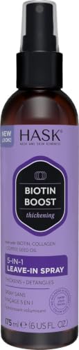 HASK Thicken Biotin 5-in-1 Leave-In Spray, 6 fl oz