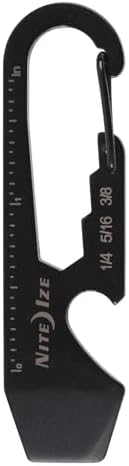 Nite Ize KMT-01-R3 DoohicKey Keychain Multi-Tool, Black