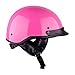 1Storm Motorcycle Half Face Helmet Mopeds Scooter Pilot with Retractable Inner Smoked Visor & Size Adjustor, Glossy Pink