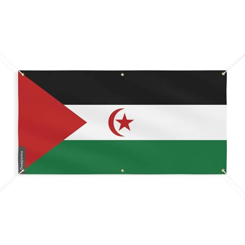 Drapeau de la République arabe sahraouie démocratique 90x180cm anti-déchirure