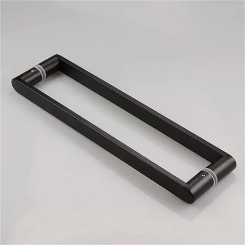Poignée de porte en verre carrée R-84613 anti-corrosion en acier inoxydable 304 Or Rose